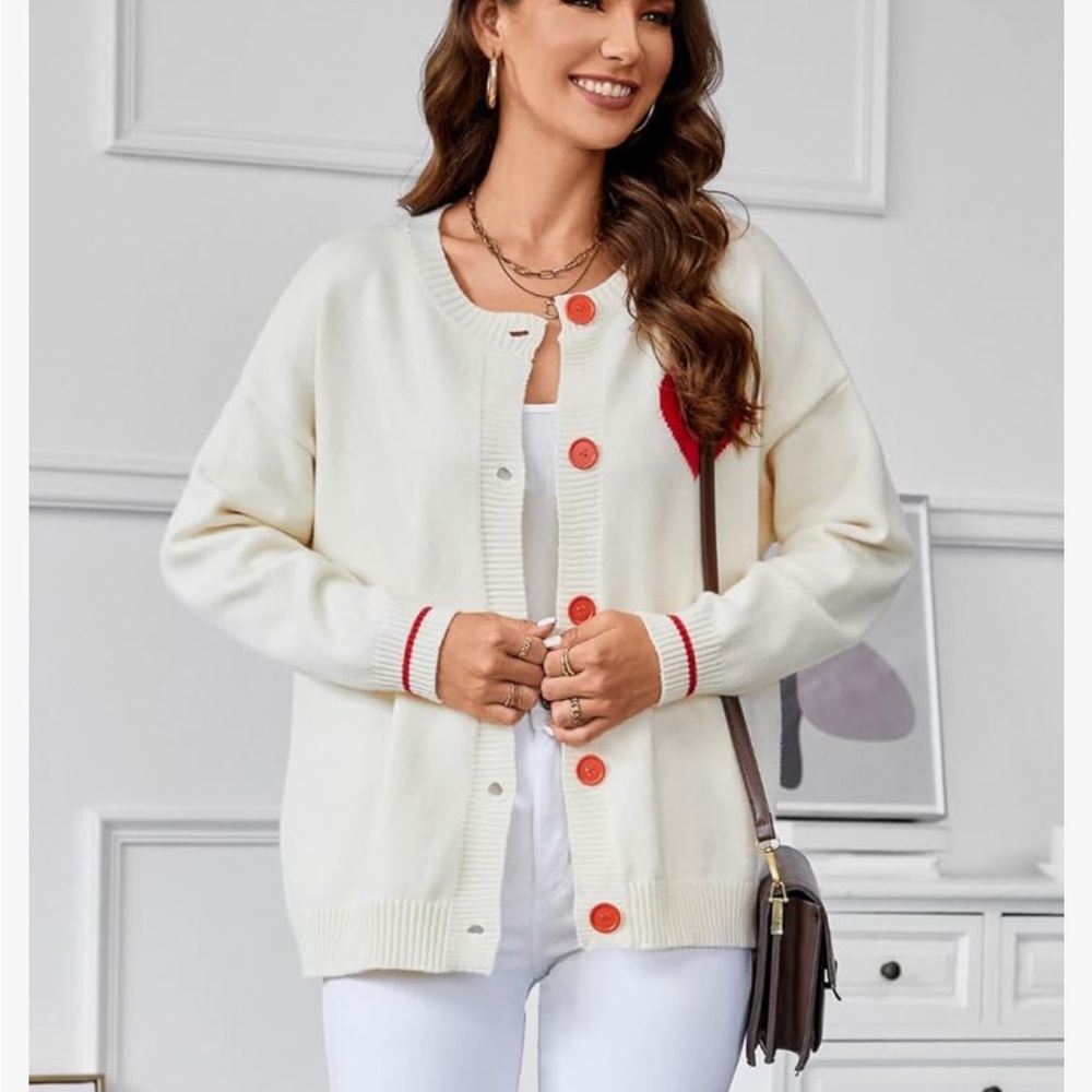 Cream Cardigan NWT - Picture 2 of 4